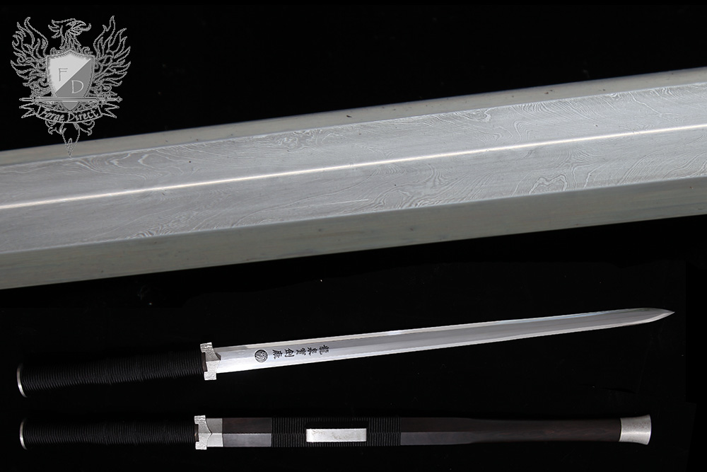 Forge Direct Silver Damascus Windsteel Sword