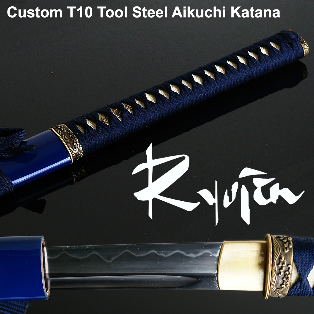 Ryujin T10 Custom Katana - Aikuchi