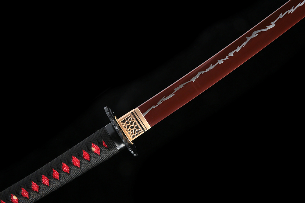 Ryujin 65mn Spring Steel 'Akazamurai' Art Sword 2