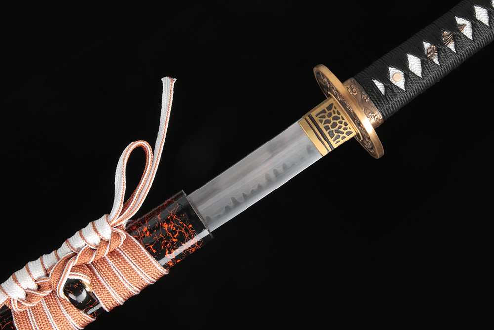 Ryujin 65mn Spring Steel Choji Tsunami Katana 4