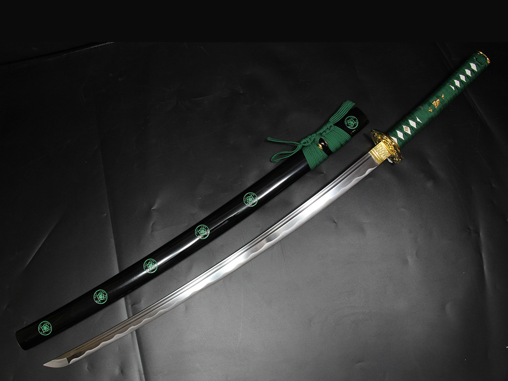 Ryujin 1045 Carbon Steel 'Green Battle Dragon' Art Sword 1