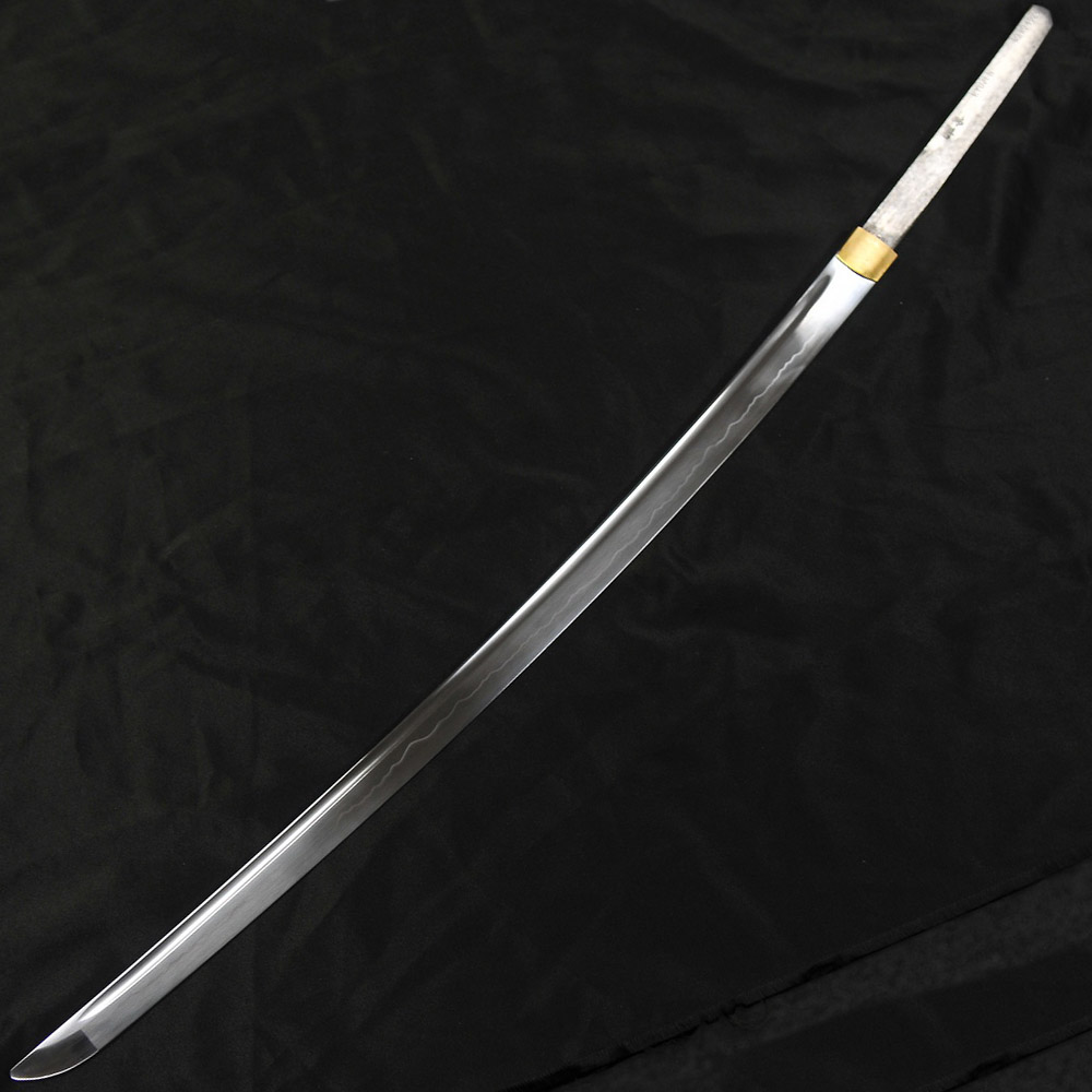 Ryujin 65mn Spring Steel Iaito - bo-hi/fullered blade (STEEL BLUNT) 1
