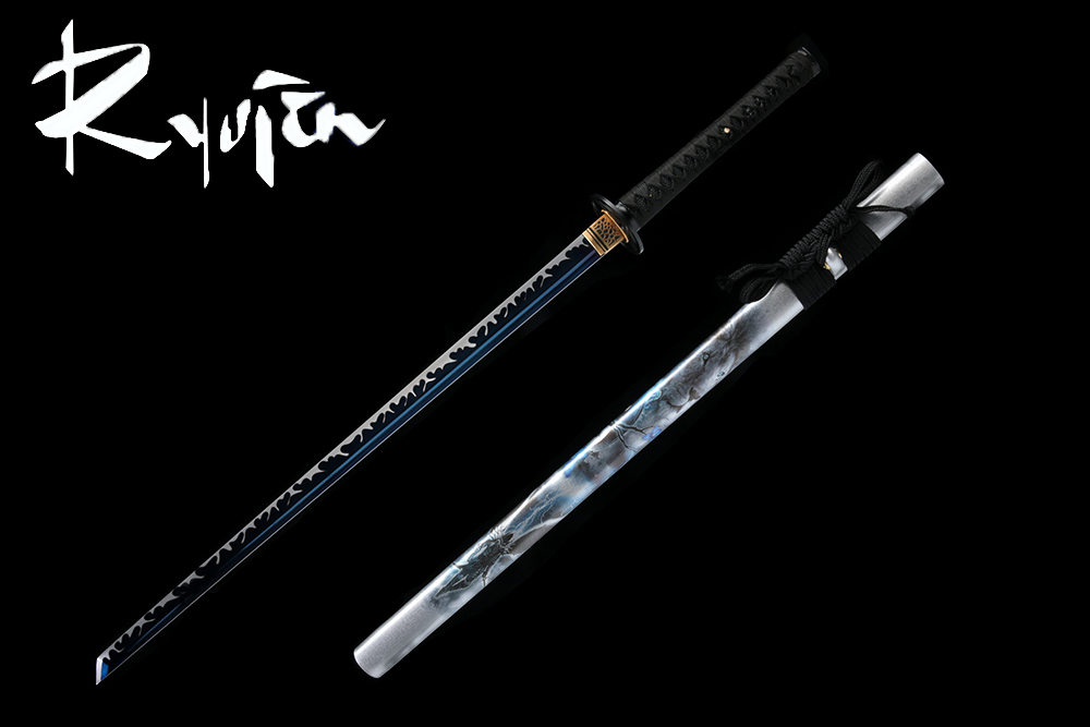 Ryujin 65mn Spring Steel Shishi Ninjato Art Sword
