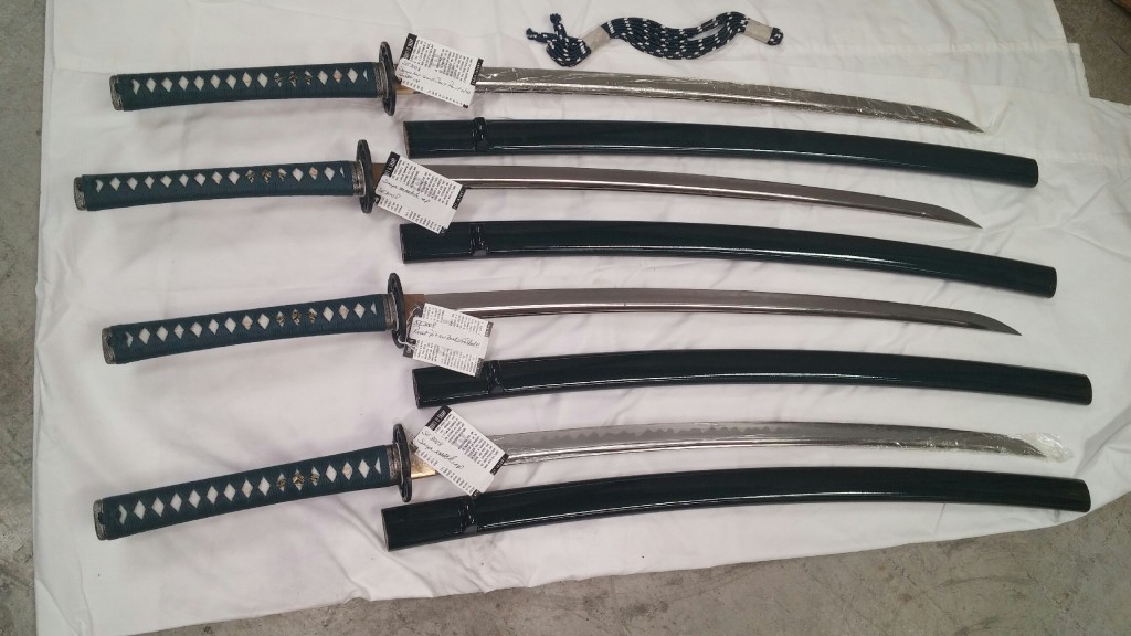 The actual swords