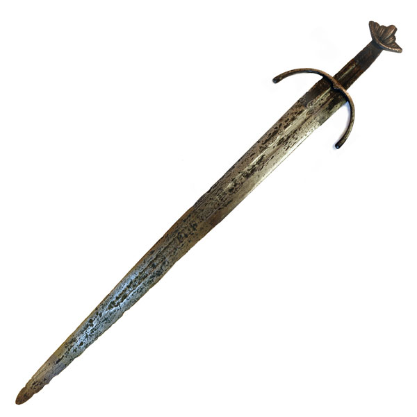 The historical Cawood Sword Housed in the Yorkshire Museum