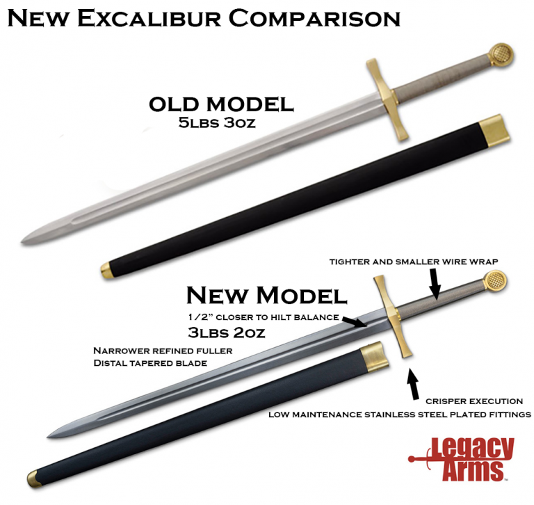 NEW Excalibur Sword from Legacy Arms – SBG Sword Store Blog